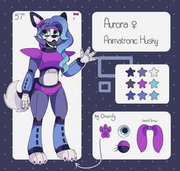 Aurora Reference Sheet (Glamrock OC)