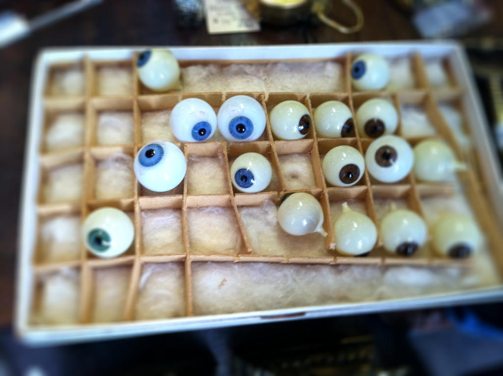 Box Full of Glass Eyeballs