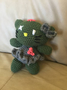 Zombie Hello Kitty Amigurumi