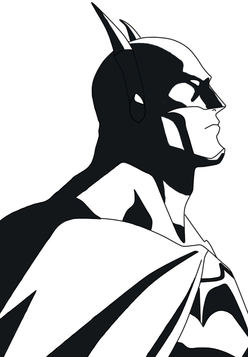 Batman black and white by KingMohatu on DeviantArt