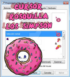 Cursor Rosquilla LOS SIMPSONS