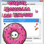 Cursor Rosquilla LOS SIMPSONS