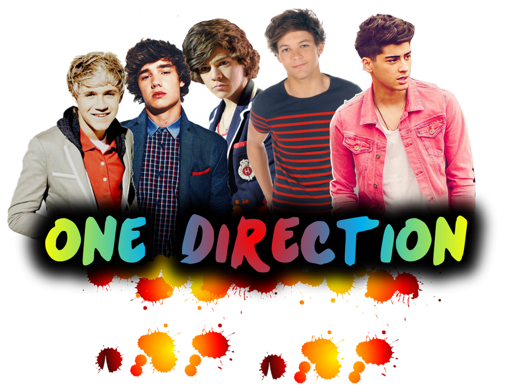 One Direction PNG (Paints Effect) by shatteredmagic21 on DeviantArt