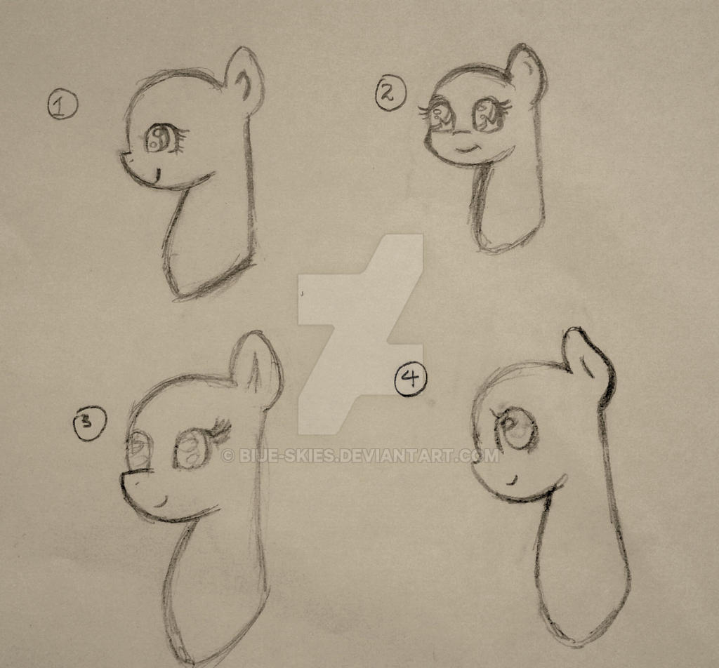 Mlp Shape MLP Styles Throughout the Years by bIue-skies on DeviantArt