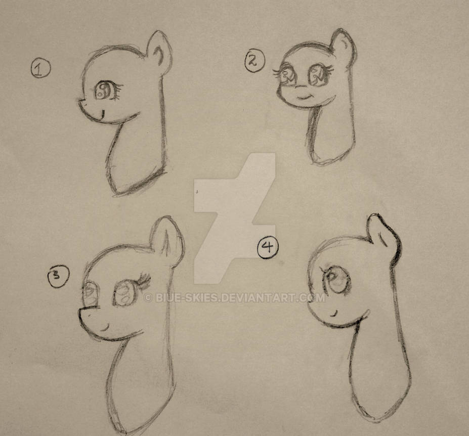 MLP Styles Throughout the Years by bIue-skies on DeviantArt