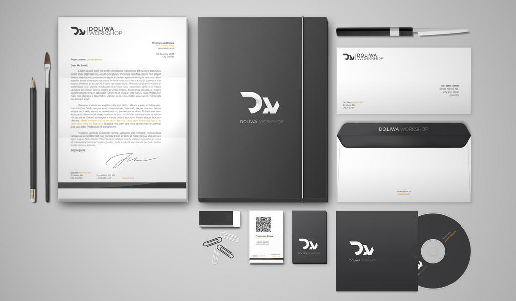 Graphics Design - Personal Identity by DoliwaWorkshop