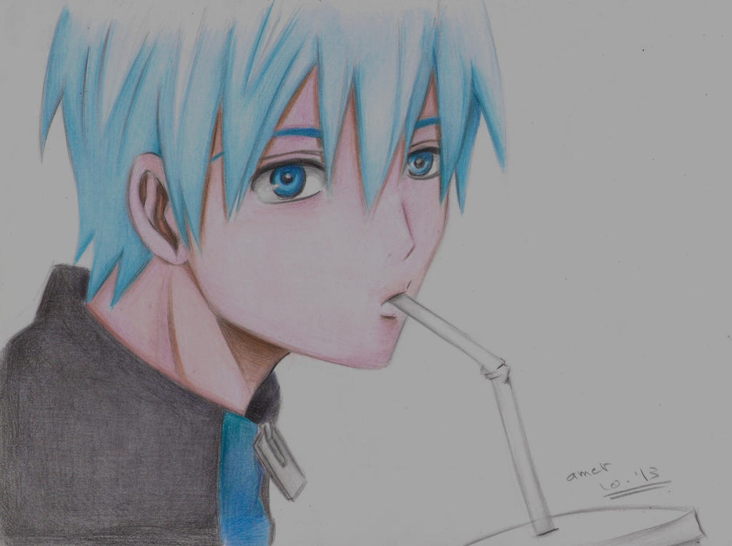 Kuroko drinking