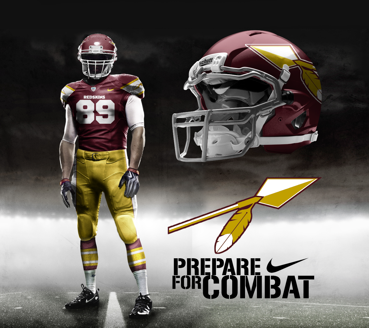 1960 online redskins uniform
