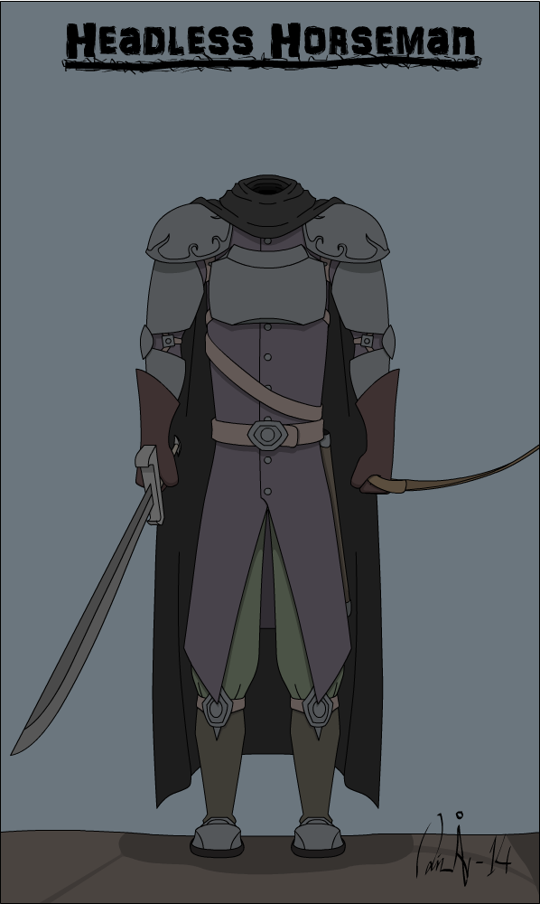 Horror Characters: Headless Horseman by KurvosVicky on DeviantArt