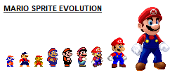 Mario Sprite Evolution by KurvosVicky on DeviantArt