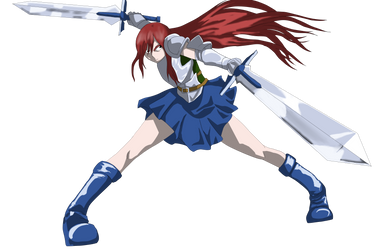 Quean of the Faries Erza Scarlet by Zemroth