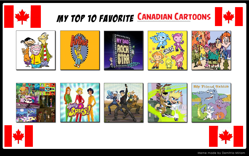 My Top 10 Favorite Canadian Cartoons By Pharrel3009 On DeviantArt my-top-10-favorite-canadian-cartoons-by-pharrel3009-on-deviantart