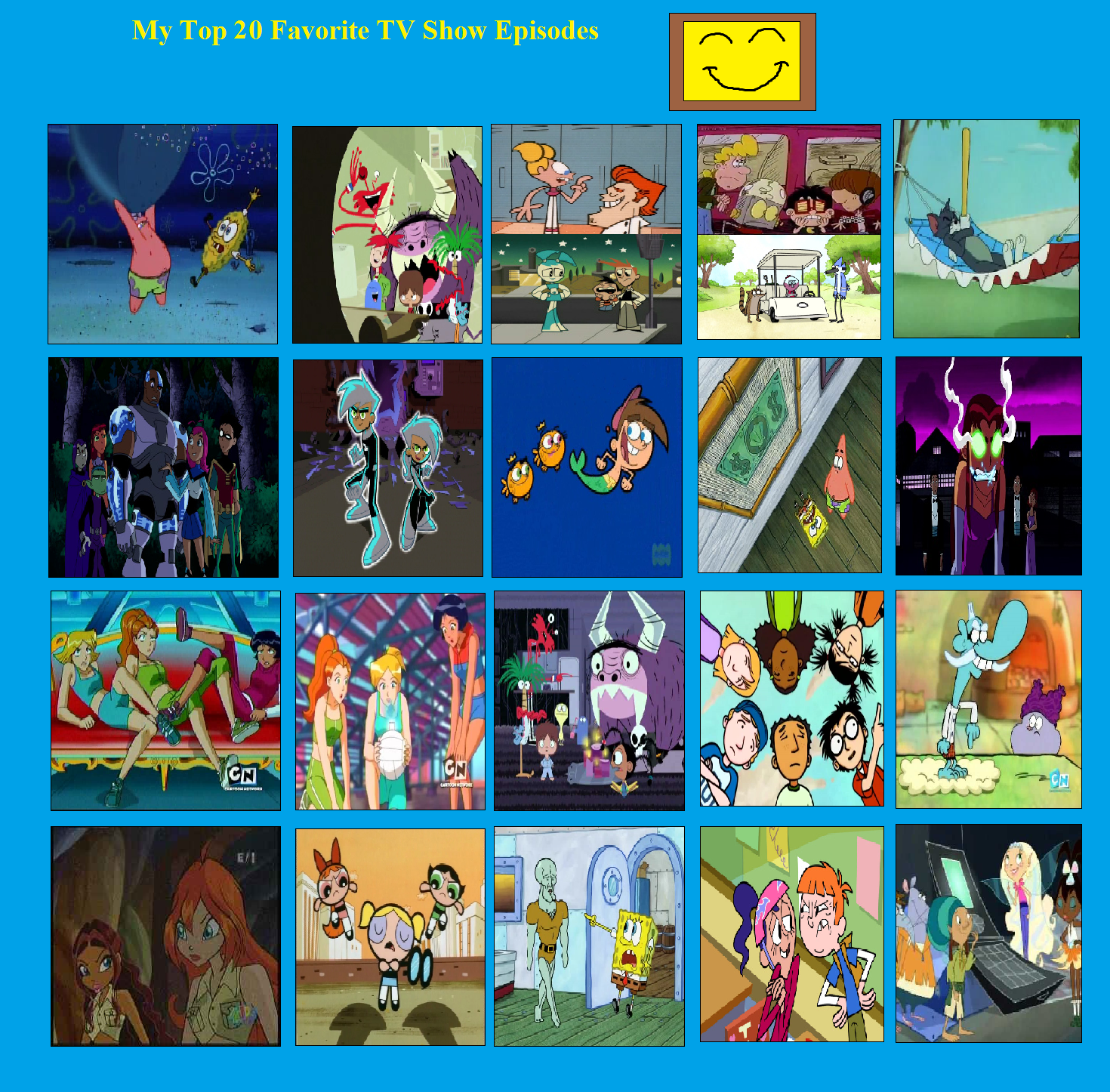 Top 10 Favourite Cartoon Network Shows by GeoNonnyJenny on DeviantArt