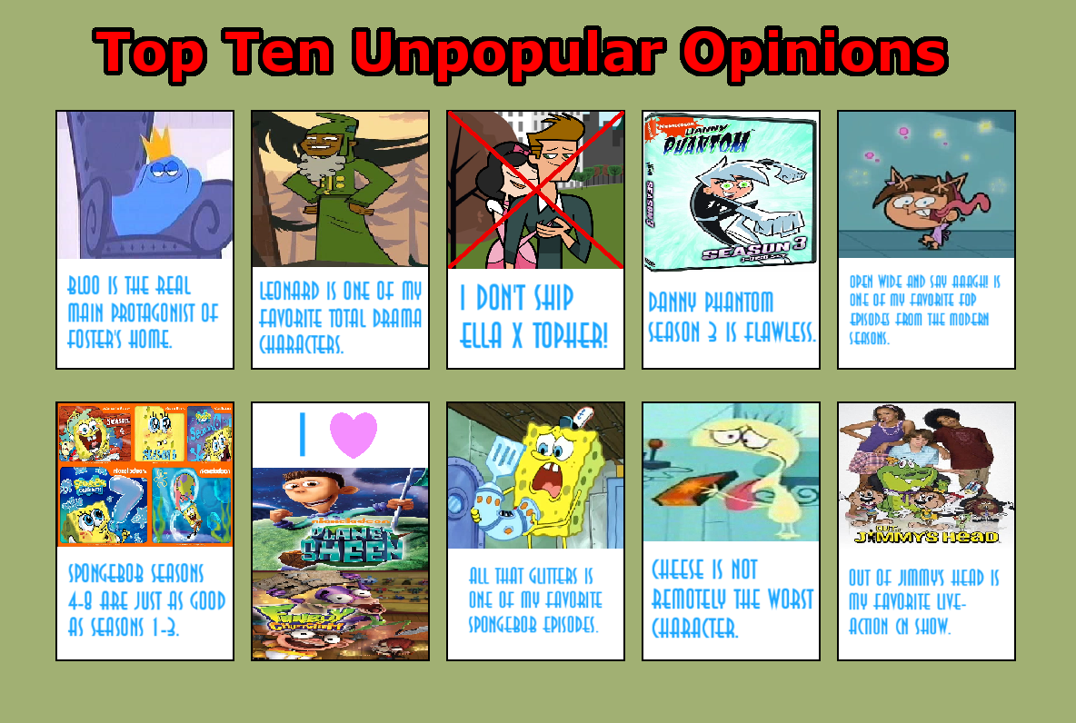 My Top 10 Unpopular Opinions By Pharrel3009 On DeviantArt my-top-10-unpopular-opinions-by-pharrel3009-on-deviantart