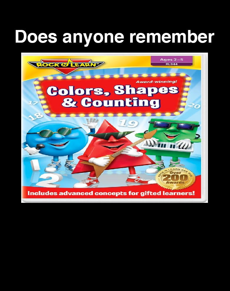 Does Anyone Remember Colors Shapes And Counting By Pharrel3009 On Does anyone remember colors shapes and counting by pharrel3009 on