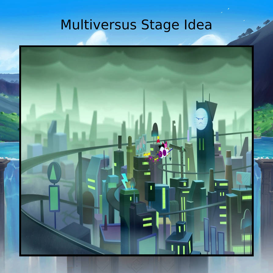 Multiversus Stage Idea: Frowntown by pharrel3009 on DeviantArt