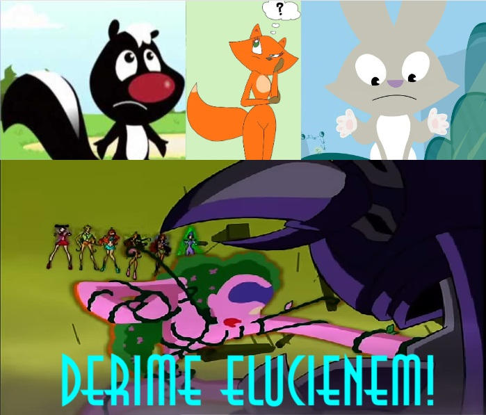 Monkey Skunk Rabbit Skunk, Fox, And Rabbit Think About Winx Club by pharrel3009 on DeviantArt