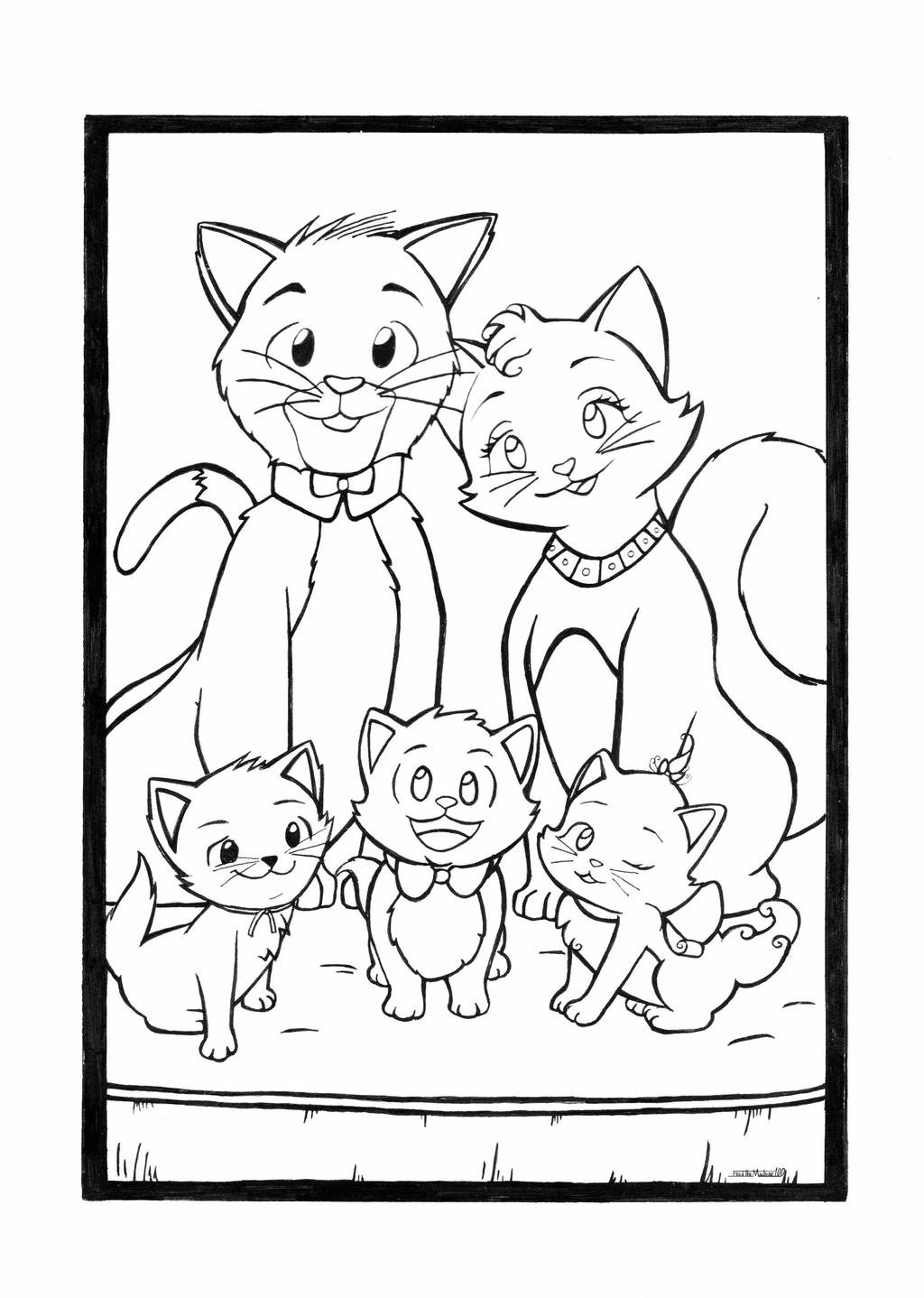 The Aristocats   Coloring page by FeedtheMachine20Art on DeviantArt