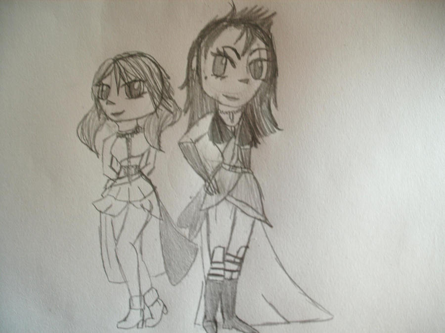 Fang and Vanille Chibis by DNAzimuth on DeviantArt