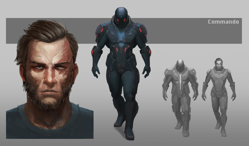 Sci Fi Soldier Concept Art By Andisreinbergs On Deviantart