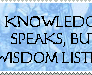 Knowledge and Wisdom Stamp