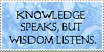 Knowledge and Wisdom Stamp by andy-pants