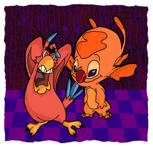 Iago Meets Experiment 032 by andy-pants on DeviantArt