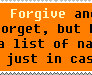 Forgive and Forget Stamp