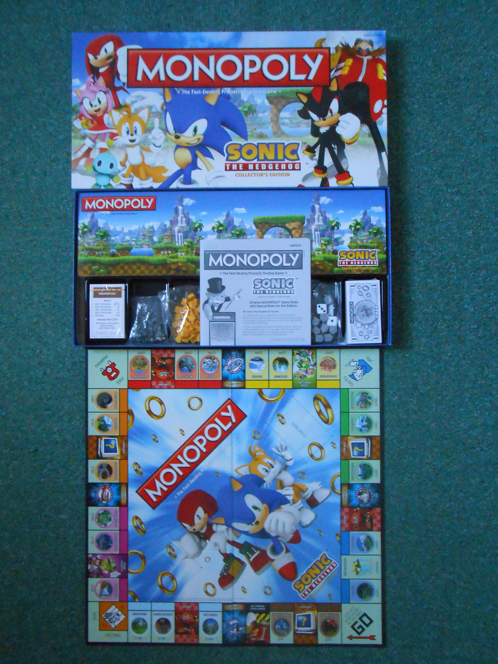 Monopoly Gamer Sonic The Hedgehog Edition Board Game 
