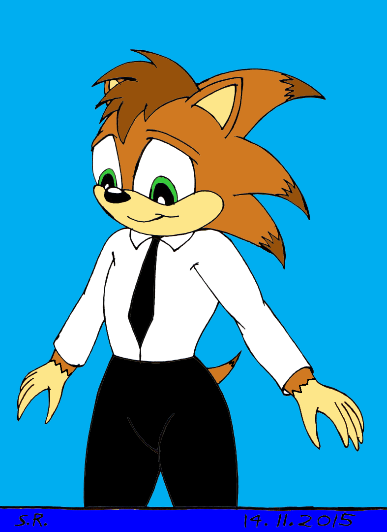 Richard Hedgehog: Fur and Suit (Megamink1997)