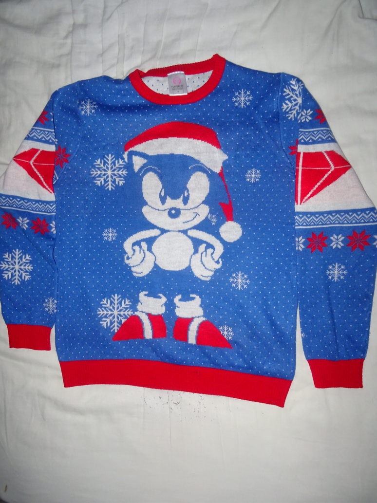 Sonic the hedgehog ugly sweater on sale