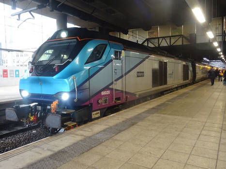 DRS/TPE 68 020 at Manchester Victoria