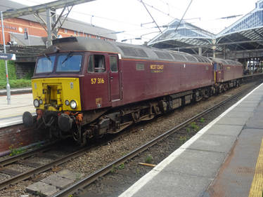 WCRC 57 316 and 57 314 at Preston