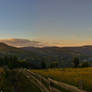 Carpathian Mountains sunset