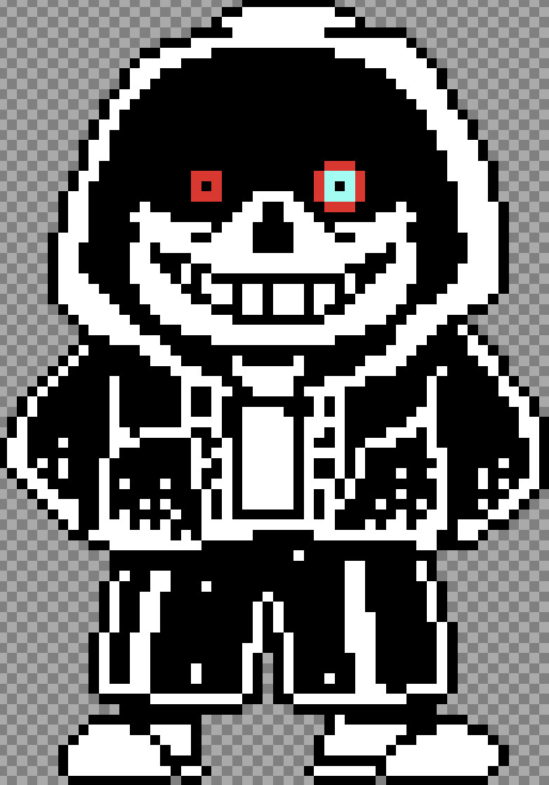 DustTale Sans sprite by me by PhantomDestroyer000 on DeviantArt