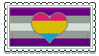 Stamp: Gray Asexual Panromantic