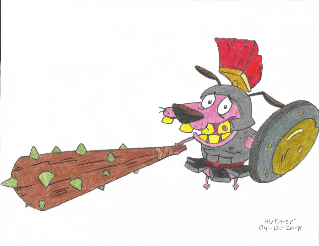 Courage Ready to Kick SOME!! by pinkdogfan16 on DeviantArt