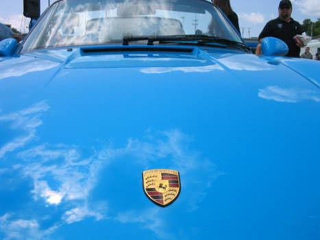 Sky Blue Porsche