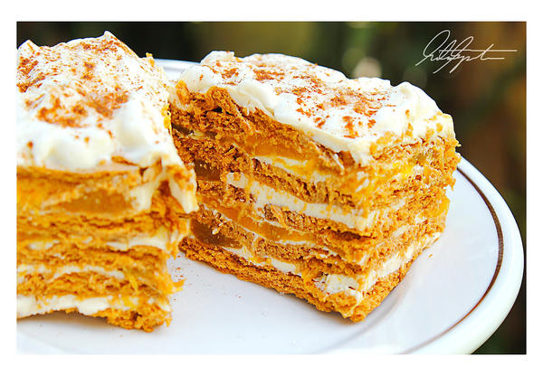 No Bake Graham Mango Tiramisu by ScarletWarmth