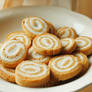 Pumpkin-Cream Cheese Pinwheel Cookies