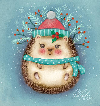 Hedgehog in  Winter