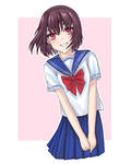 Anime Schoolgirl by StudioHaoto