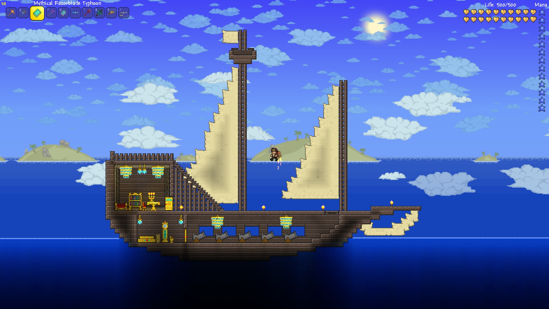 Terraria Pirate Ship By Noobiemcnoob On Deviantart. 