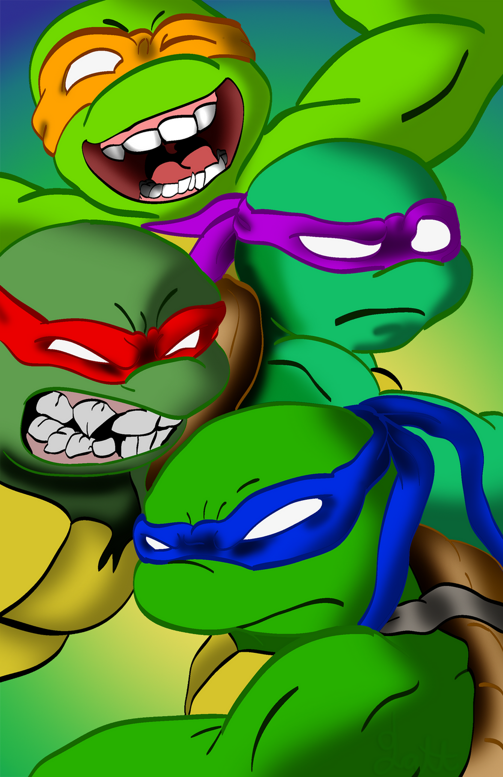 Turtles Deviantart Bongo TURTLES by d-latt on DeviantArt