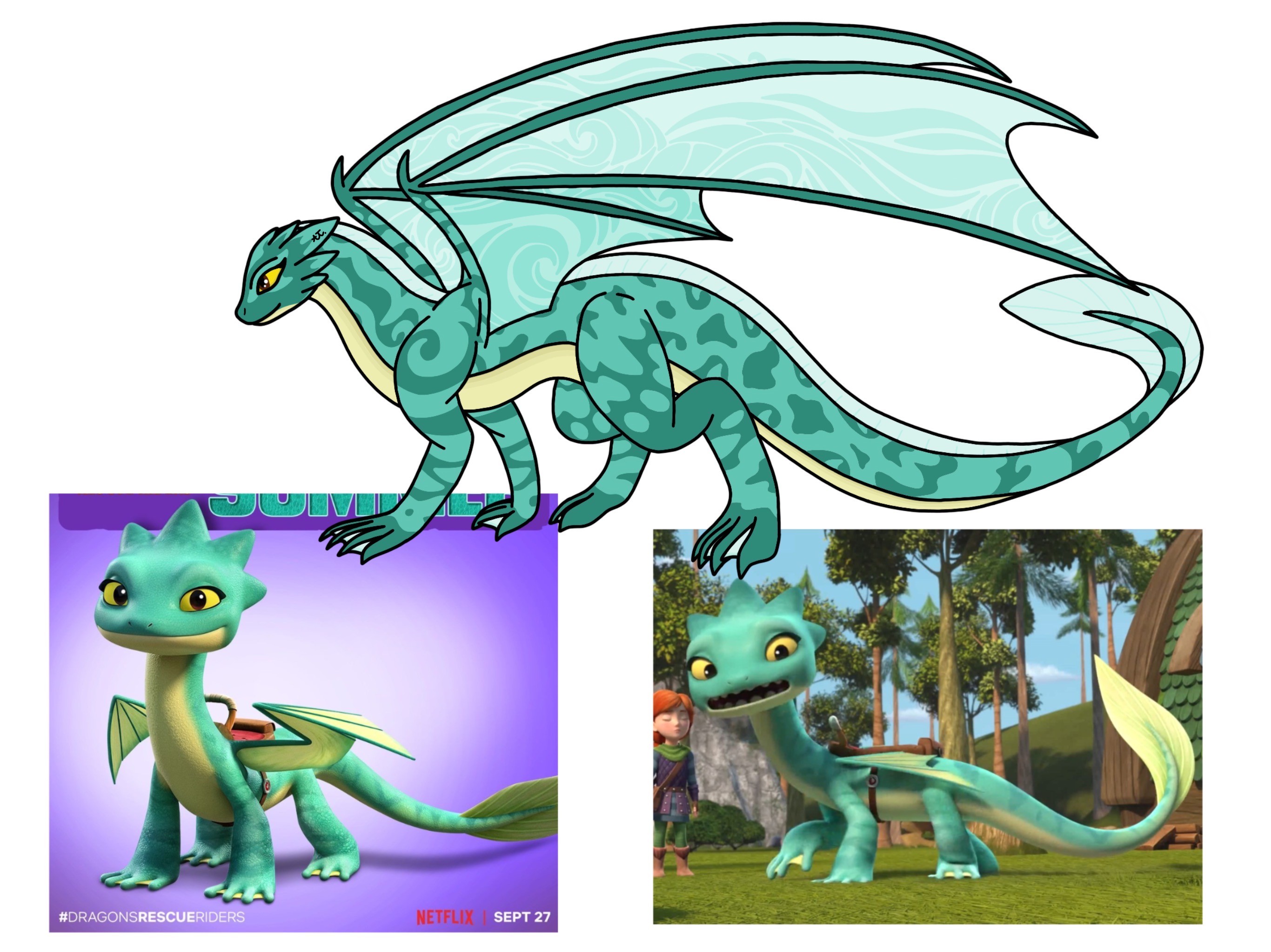 Summer Fastfin Redesign by DragonCreator312 on DeviantArt