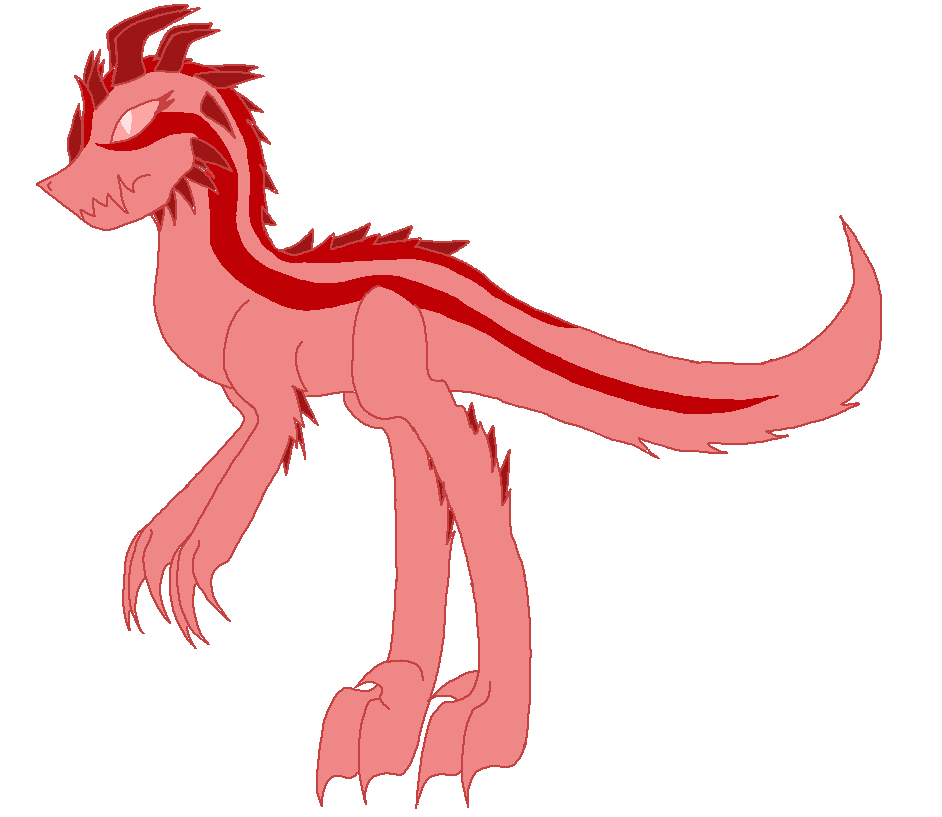 Demon Raptor Drawing .:Kaylai the Spiritual Demon Raptor:. by FureaKitsume on DeviantArt