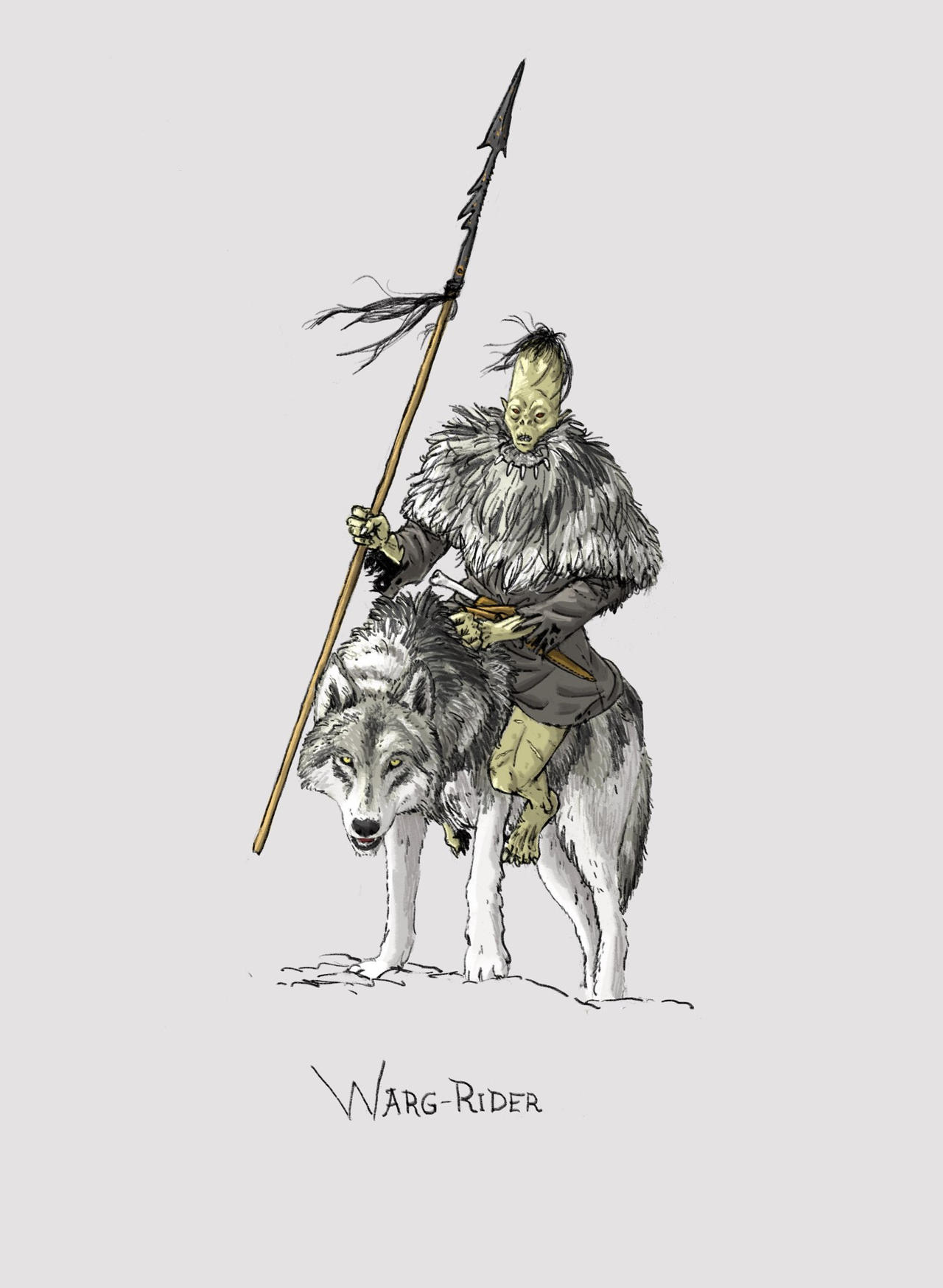 Warg rider by didrikma on DeviantArt