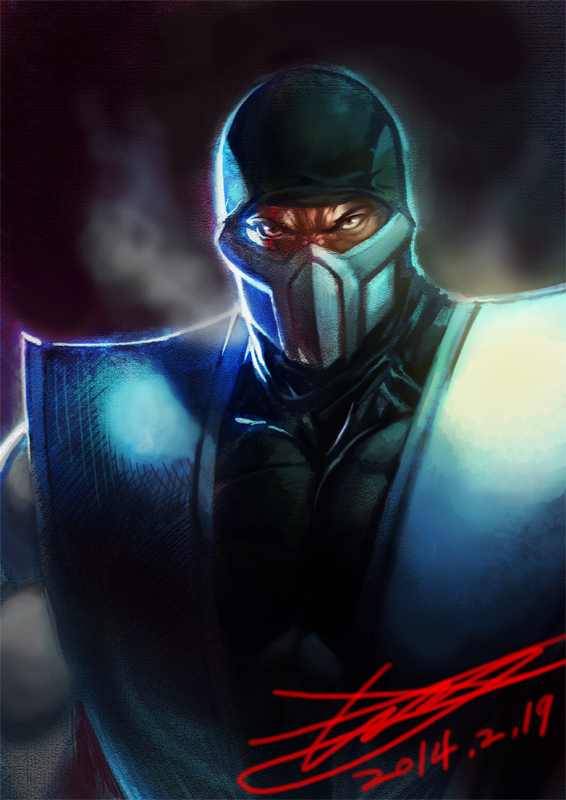 speed painting 02 sub-zero by HeeWonLee on DeviantArt