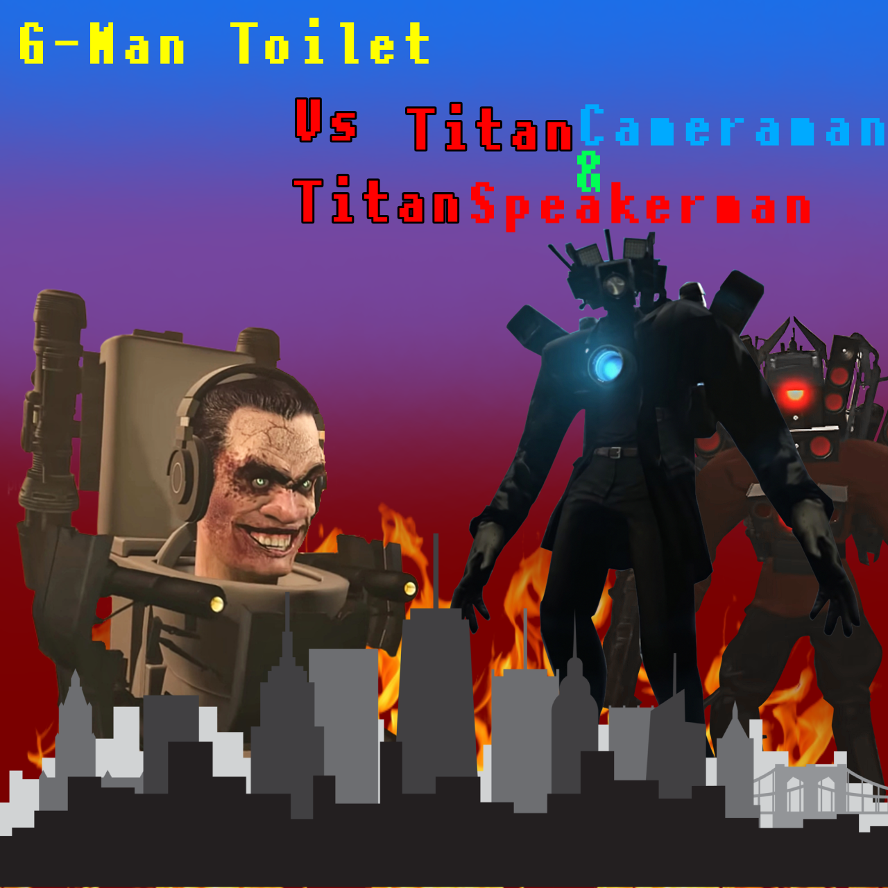 Titan Cameraman vs GMAN Skibidi Toilet Boss 2.0, Titan Cameraman vs All  Toilets [S1E1]