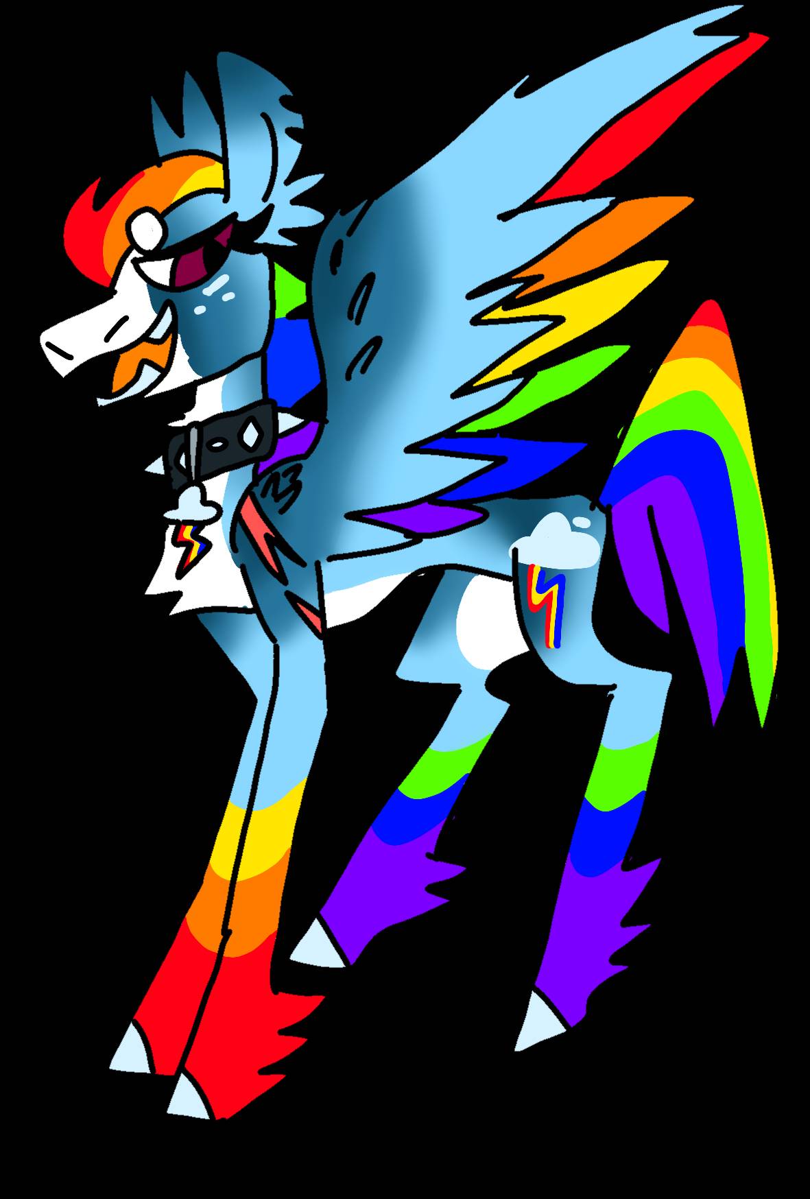 MLP Redesign: Rainbow Dash by VixenTotallyTubular on DeviantArt
